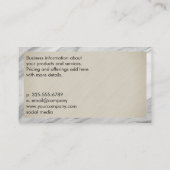  ネイリスト | 爪、 ネイルポーランドブラシ 名刺 (裏面)