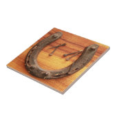 ネイルが付いている幸運な蹄鉄 タイル (側面)