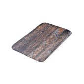 ネイルが付いている素朴で古い風化させた木 バスマット (アングル)