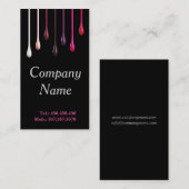 ネイルのスタイリスト/マニキュアの専門家のプロフェッショナル 名刺 (正面/裏面)