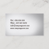 ネイルのスタイリスト/マニキュアの専門家のポーランド人手 名刺 (裏面)