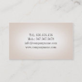 ネイルのスタイリスト/マニキュアの専門家の美しい手 名刺 (裏面)