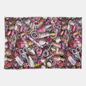 ネイルのスタジオパターン キッチンタオル (横)