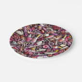 ネイルのスタジオパターン ペーパープレート (アングル)