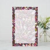 ネイルのスタジオパターン 便箋 (スタンド正面)