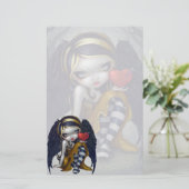 "ネイルのハート"の文房具 便箋 (スタンド正面)