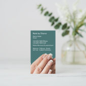 ネイルのマニキュアの名刺 名刺 (スタンド正面)
