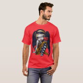 ネイルのワイシャツのゴシック様式バレンタインの妖精のハート Tシャツ (正面フル)