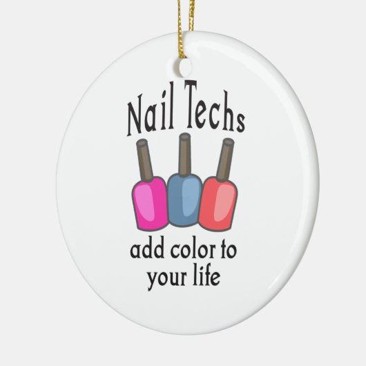 ネイルの技術は色を加えます セラミックオーナメント (左)