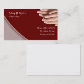 ネイルの美しいの名刺 名刺 (正面/裏面)