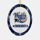 ネイルアーチストのギフトのオーナメント セラミックオーナメント (右)