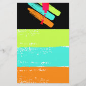 ネイルアーティストのマニキュア・ペディキュアサロンの料金表 チラシ (裏面)