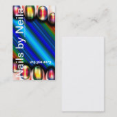 ネイルアーティストの名刺 名刺 (正面/裏面)