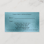 ネイルアーティストアポイントメント名刺 予約カード (裏面)