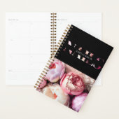 ネイルアーティストサロンフローラブラックピンクマニキュリスト プランナー手帳 (ディスプレー)
