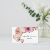 ネイルアーティストサロンポーランモダンド 名刺 (スタンド正面)