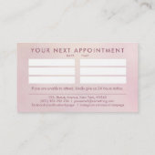 ネイルアーティストジェントルパステルバラ 名刺 (裏面)