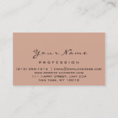 ネイルアーティストスタジオドリップスバララッシュメイクアップブロウ 名刺 (裏面)