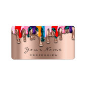 ネイルアーティストスタジオドリップスバラワックスエピレーションスキン ラベル (正面)