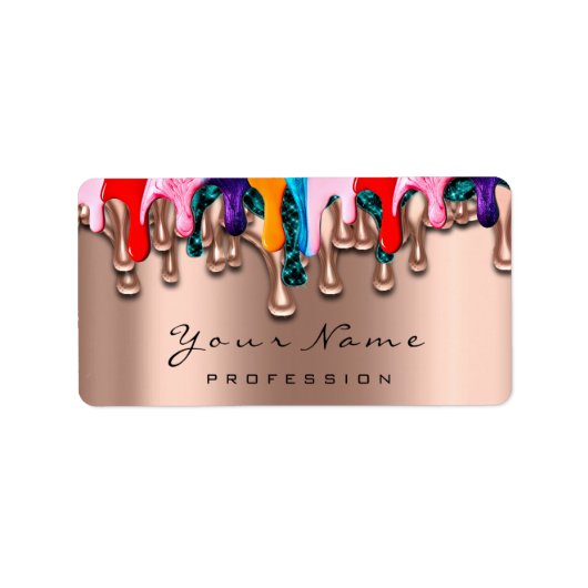 ネイルアーティストスタジオドリップスバラワックスエピレーションスキン ラベル (正面)