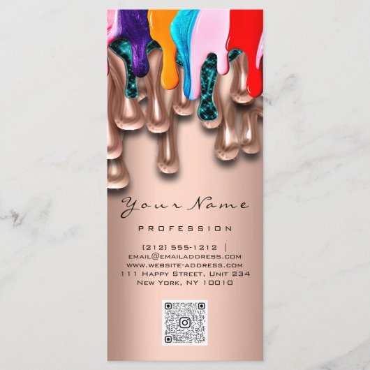 ネイルアーティストスタジオドリップスバラワックスエピレーション価格 メニュー (正面)