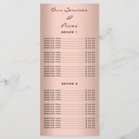 ネイルアーティストスタジオドリップスバラワックスエピレーション価格 メニュー (裏面)