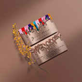 ネイルアーティストスタジオドリプスバラワックスエピレーション 名刺