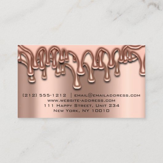 ネイルアーティストスタジオドリプスバラワックスエピレーション 名刺 (裏面)