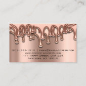 ネイルアーティストスタジオドリプスバラ美しいメイクアップ 名刺 (裏面)