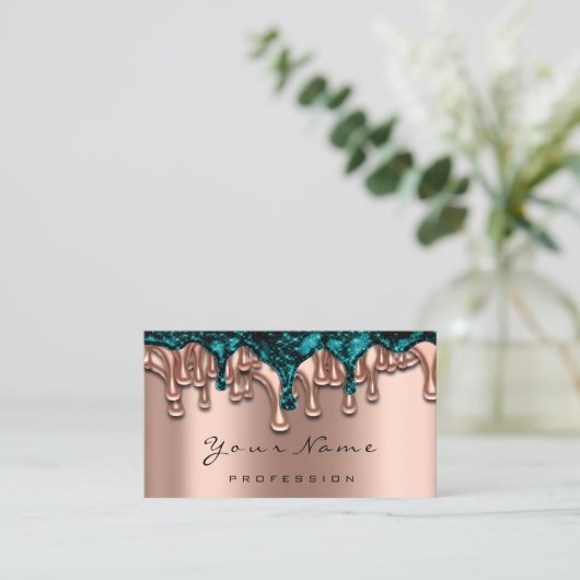 ネイルアーティストスタジオドリプスバラ美しいメイクアップ 名刺 (スタンド正面)