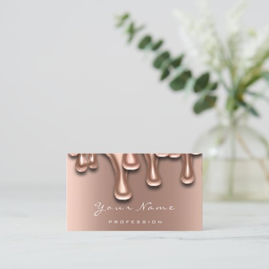 ネイルアーティストスタジオドリプスバラ モダン 名刺 (スタンド正面)