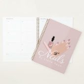 ネイルアーティストタトゥーハンドアポイントメントプランナー プランナー手帳 (ディスプレー)