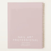 ネイルアーティストタトゥーハンドアポイントメントプランナー プランナー手帳 (裏面)