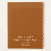 ネイルアーティストタトゥーハンドアートアポイントメントプランナー プランナー手帳 (裏面)