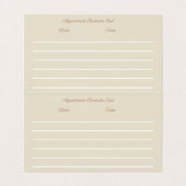 ネイルアーティストタトゥーハンドイラストレーション 名刺 (内部フラット)