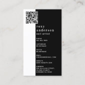 ネイルアーティストフォトQRコード 名刺 (裏面)