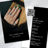 ネイルアーティストフォトQRコード 名刺