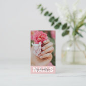 ネイルアーティストフォトQRコード 名刺 (スタンド正面)