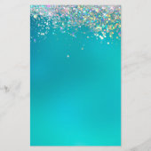 ネイルアーティストマニキュアスパークルビジネス チラシ (裏面)