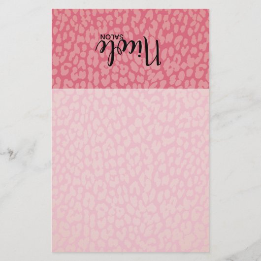 ネイルアーティストマニキュアペディキュアサロン価格表 チラシ (裏面)