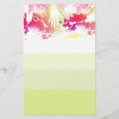 ネイルアーティストマニキュアペディキュアサロン価格表 チラシ (裏面)