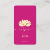 ネイルアーティストモダン爪、 ネイル技術美しいサロンピンク 名刺 (正面)