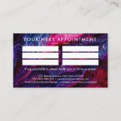 ネイルアーティストワードアート – グリッターポーランドテクスチャ 名刺 (裏面)