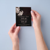 ネイルアーティスト事業チラパーソナライズされたー チラシ (手)