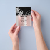 ネイルアーティスト事業チラパーソナライズされたー チラシ (手)