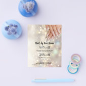 ネイルアーティスト事業チラパーソナライズされたー チラシ (シングル)