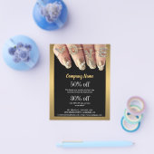 ネイルアーティスト事業チラパーソナライズされたー チラシ (シングル)