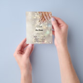 ネイルアーティスト事業チラパーソナライズされたー チラシ (手)