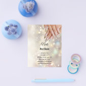 ネイルアーティスト事業チラパーソナライズされたー チラシ (シングル)