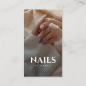 ネイルアーティスト写真QRコード名刺 名刺 (正面)